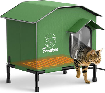 Heated Cat House for Outdoor in Winter